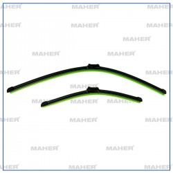 SİLECEK SÜPÜRGESİ TAKIM BERLİNGO 08= / PARTNER 08= / P208 / P2008 12= / FIESTA 12= / LEON 12= / IBIZA 17= / C3 AIRCROS 17= / CROSLAND X 17= 16mm BUTON 26+26 A414S / RIO 20= (650mm+400mm)