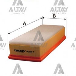 HAVA FİLTRESİ 207 / 307 / 308 / PARTNER TEPEE / C3 / C4 03= 1.6 HDİ SÜNGERLİ