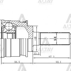 AKS KAFASI DIŞ SWIFT  90-95 SA310 / 23X49X19