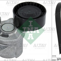 VANTILATÖR GERGI SETI  301 / C-ELYSEE / 208 / 2008 / 308 / 3008 / 508 / 5008 / RIFTER / C3 / C4 / C5 / BERLINGO / JUMPY 4 (9813908180+1631627680) DV5 1.5 HDI