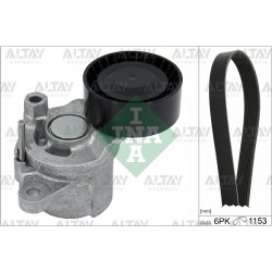 VANTILATÖR GERGI SETI  301 / C-ELYSEE / 208 / 2008 / 308 / 3008 / 508 / 5008 / RIFTER / C3 / C4 / C5 / BERLINGO / JUMPY 4 (9813908180+1631627680) DV5 1.5 HDI