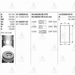 GÖMLEK CANTER 515 / 635 STD