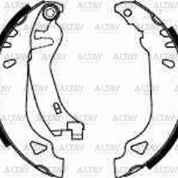 FREN BALATA TEMPRA  90-96 / TIPO 90-95 LEVYELİ PABUÇ ARKA