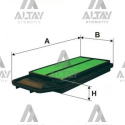 HAVA FİLTRESİ ACCORD 03= 2.0-2.4 HAVA FİLTRESİ ACCORD 03= 2.0-2.4