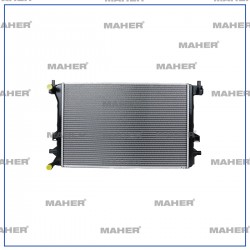 RADYATÖR SU ÖN GOLF / PASSAT / A3 / Q2 / Q3 / LEON / OCTAVİA 19= BRAZING