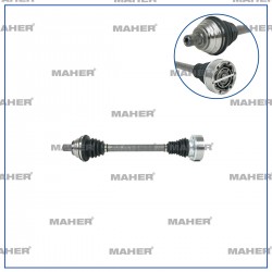 AKS KOMPLE ON GOLF5 / GOLF6 / PASSAT / A3 / LEON MT-7AT 1.2 TSI-1.4 TSI-1.6 FSI-1.6 TDI-2.0 TDI BLF-CAXA-CBZB-BMY SOL 535mm