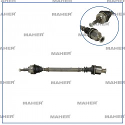 AKS KOMPLE ÖN MEGANE I  96-03 / SCENIC I 99-03 / SAĞ 1.6 16V ABSLİ 44 DİŞ A-T 778mm