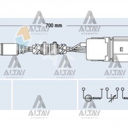 SENSÖR OKSİJEN GOLF5 / GOLF6 / JETTA / A3 / LEON 04-12 BSE-BGU 1.6 ÖN SENSÖR OKSİJEN GOLF5 / GOLF6 / JETTA / A3 / LEON 04-12 BSE-BGU 1.6 ÖN