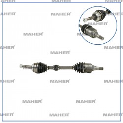 AKS KOMPLE ÖN COROLLA 20= 1.6 BENZİNLİ SOL 1ZRFAE 660mm