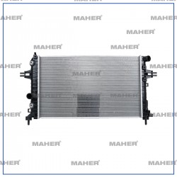 RADYATÖR SU ASTRA H 04-10 / ZAFIRA B 05-11 / 1.4-1.6-1.8 A-T BRAZING
