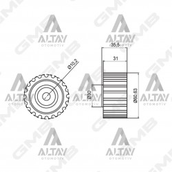 GERGİ RULMANI MITSUBISHI / OPEL / RENAULT GERGİ RULMANI MITSUBISHI / OPEL / RENAULT