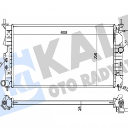 RADYATÖR SU VECTRA B X16XEL-Z16XE-Z18XE-X20XEV MEKANİK RADYATÖR SU VECTRA B X16XEL-Z16XE-Z18XE-X20XEV MEKANİK
