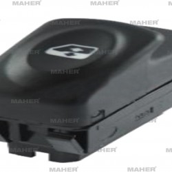 DÜĞME CAM AÇMA KANGOO / MEGANE I / CLİO (TEKLİ) 5 PİN SİYAH