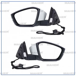 AYNA DIS DIKIZ SUPERB 15-24 ELEKTRIKLI, ISITMALI, ASTARLI, KATLANIR, HAFIZALI, YAN-ALT LAMBALI SOL