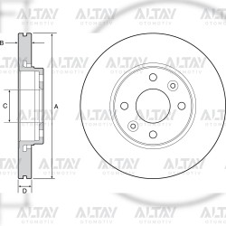 FREN DİSKİ MICRA 19= 1.0 IG-T 258-4 (SET) FREN DİSKİ MICRA 19= 1.0 IG-T 258-4 (SET)