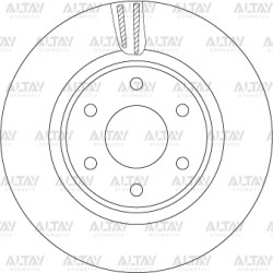FREN DİSKİ NAVARA 15-18 2.3 PICKUP / DİZEL / ÖN HAVALI 296-6