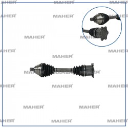 AKS KOMPLE ÖN GOLF5 03-09 / CADDY III 04-15 / JETTA III 05-10 / SOL 1.9TDI A-T 475mm DSG