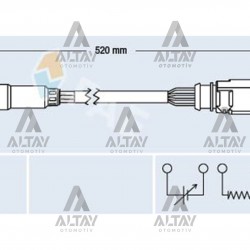 SENSÖR OKSİJEN GOLF5 / GOLF6 / POLO / İBİZA / FABİA 04= BUD-CGGB-CDDA-CLPA 1.4 16V ÖN