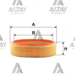 HAVA FİLTRESİ CLİO II / KANGO / LOGAN I / SANDERO I / SYMBOL 98-12 1.4