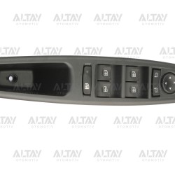 DÜĞME CAM AÇMA FLUENCE / MEGANE III (DÖRTLÜ) AYNA AYAR DÜĞMELİ ÇERÇEVELİ 19 PİN SOL