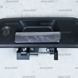 BAGAJ AÇMA KOLU NAVARA 16-19 SİYAH (ORTASI KROM) TEK DELİK