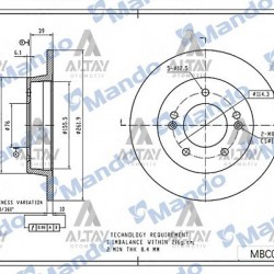 FREN DISKI I-30 12-15 / CEED 12-16 / ELANTRA 11-20 / ARKA DÜZ 262-5 (ADET) FREN DISKI I-30 12-15 / CEED 12-16 / ELANTRA 11-20 / ARKA DÜZ 262-5 (ADET)
