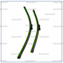 SILECEK SÜPÜRGESI TAKIM PASSAT 11-14 / Q2 16= / OCTAVIA 12= / GOLF7 12-16 / JETTA 10= 16mm BUTON 24+19 A979S (600mm+480mm)