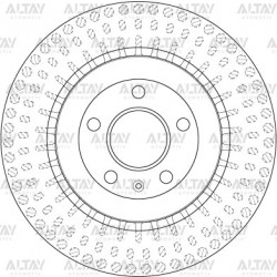 FREN DISKI A4 07-19 / A5 07-17 / Q5 08-17 ARKA HAVALI 330-5 (ADET FIYAT)
