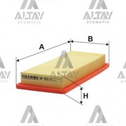 HAVA FİLTRESİ BIPPER / NEMO / FIORINO 08= TU3A 1.4 8V BENZİNLİ HAVA FİLTRESİ BIPPER / NEMO / FIORINO 08= TU3A 1.4 8V BENZİNLİ