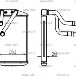 RADYATÖR KALORİFER DUCATO III 06-14 / JUMPER IV 14= / DUCATO IV 14= / BOXER IV 14= BRAZING