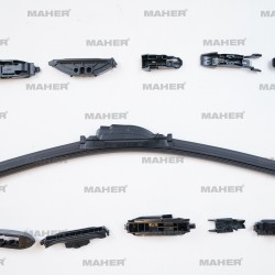 SİLECEK SÜPÜRGESİ TEK TİP ÜNİVERSAL 11 APARATLI 18 MUZ (450mm)