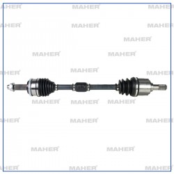 AKS KOMPLE ÖN IX-20 10-14 / VENGA 10= / 1.6 BENZİNLİ A-T SOL ABSLİ 46 DİŞ 687mm AKS KOMPLE ÖN IX-20 10-14 / VENGA 10= / 1.6 BENZİNLİ A-T SOL ABSLİ 46 DİŞ 687mm