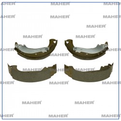 FREN BALATA DOBLO I 01-10 LEVYELİ PABUÇ ARKA (AP LOCKHEED FREN SİSTEMİ İÇİN) +1mm