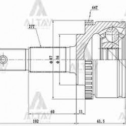 AKS KAFASI DIŞ PRIMERA 03-07 / ABSLİ 27X56X23