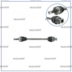 AKS KOMPLE ÖN SCENIC I  99-03 / SAĞ 1.6 16V M-T 748mm
