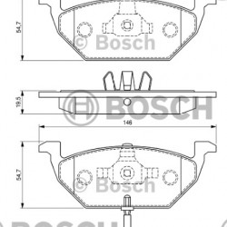 FREN BALATA GOLF4 97-05 / GOLF5 03-09 / BORA 98-05 / LEON 99-06 / JETTA 06-09 FİŞLİ ÖN FREN BALATA GOLF4 97-05 / GOLF5 03-09 / BORA 98-05 / LEON 99-06 / JETTA 06-09 FİŞLİ ÖN