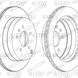 FREN DİSKİ CAPTIVA 06-12 / ANTARA 06-12 / ARKA HAVALI 303-5 (SET)