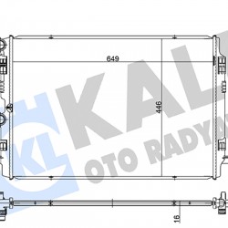 RADYATÖR SU POLO / T-CROSS / TAİGO / ARONA / İBİZA / KAMİQ / FABİA / SCALA 18= 1.0-1.5 TSİ