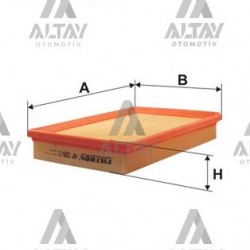 HAVA FİLTRESİ ELANTRA 01-07 / CERATO 03-06 BENZİNLİ