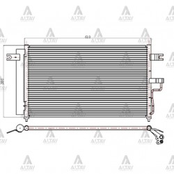 RADYATÖR KLİMA ACCENT 03-06 1.3-1.6 BRAZING