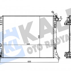 RADYATÖR SU MEGANE IV / SCENIC IV / TALISMAN 1.5DCI-1.6DCI-1.6 16V-1.6TCE BRAZING RADYATÖR SU MEGANE IV / SCENIC IV / TALISMAN 1.5DCI-1.6DCI-1.6 16V-1.6TCE BRAZING