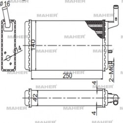 RADYATÖR KALORİFER M.131 DKS 79-02 / DOGAN 86-02 / KARTAL 86-02 / SAHIN 84-02 MEKANİK