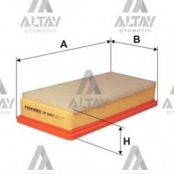 HAVA FİLTRESİ 407 / C5 II / C5 X7 04= DW10BTED4  2.0HDI 16V