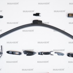 SİLECEK SÜPÜRGESİ TEK TİP ÜNİVERSAL 10 APARATLI 26 MUZ (650mm)