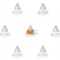 AMPÜL ECO 12V BÜYÜK DİPSİZ 5W / WY5W GÖSTERGE AMPÜLÜ DİPSİZ SARI T10