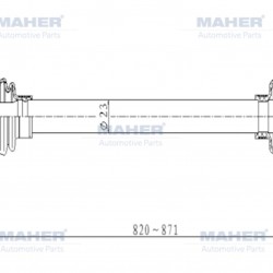 AKS KOMPLE ARKA CRV 07-11 / SAĞ A-T 2.0 820mm