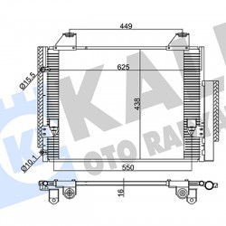RADYATÖR KLİMA HILUX 06-11 BRAZING