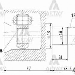AKS KAFASI İÇ CIVIC 06-11 FD6 SOL / 27X40X30