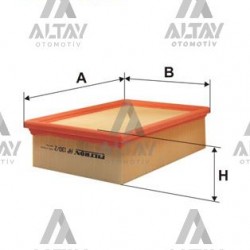 HAVA FİLTRESİ 307 1.4 1.6 2.0 HDI 00-02 CC 03= SW 02= / C4 2.0 04=