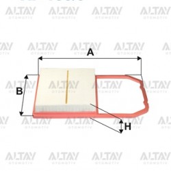 HAVA FİLTRESİ POLO / İBİZA 18= 1.0 CHYA-CHYB-CHZB (ÇANTA TİP) HAVA FİLTRESİ POLO / İBİZA 18= 1.0 CHYA-CHYB-CHZB (ÇANTA TİP)